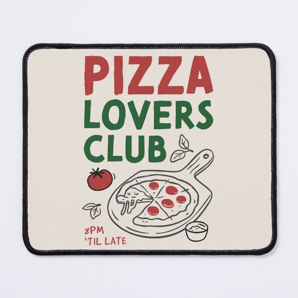 Item preview, Pizza Lovers Club – Hand-Drawn Late-Night Slice Illustration designed and sold by HotFluff.