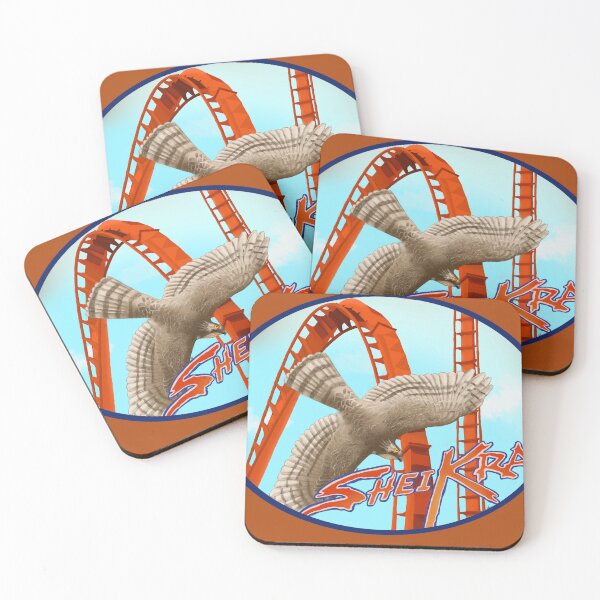Item preview, SheiKra Coaster Oval designed and sold by KLTcreations.
