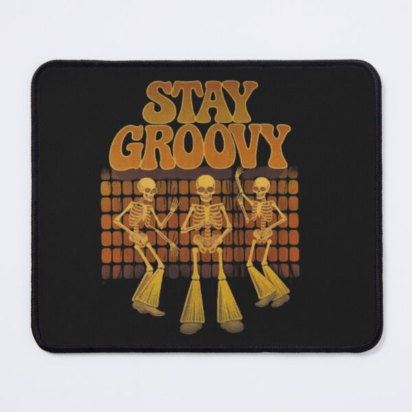 Item preview, Stay Groovy – Retro Skeleton Dance Party designed and sold by vvcreativedesigns.