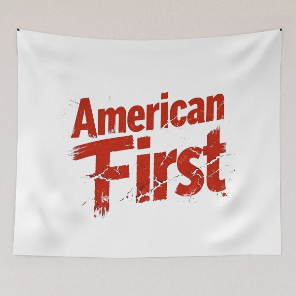 Item preview, American First designed and sold by theLakeMo.