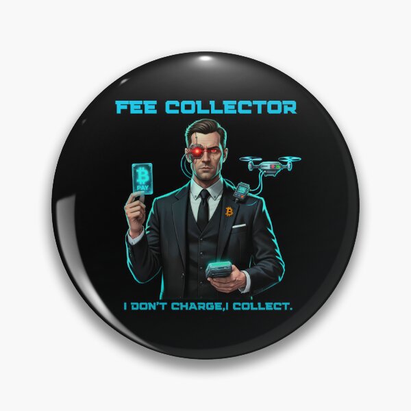 Item preview, "Fee Collector – Crypto Surveillance Agent" designed and sold by BitCrop.