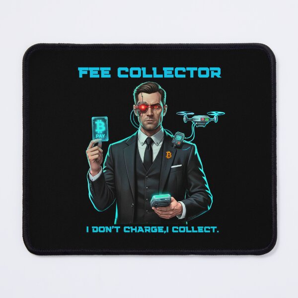 Item preview, "Fee Collector – Crypto Surveillance Agent" designed and sold by BitCrop.