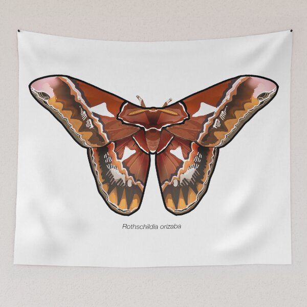 Item preview, Rothschildia orizaba, labeled designed and sold by marinemolecules.