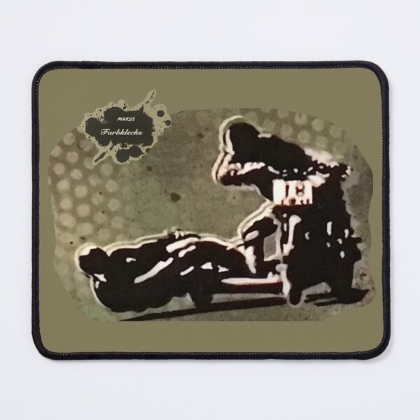 Item preview, Portrait of a motorcycle team in the race designed and sold by marysfarbklecks.