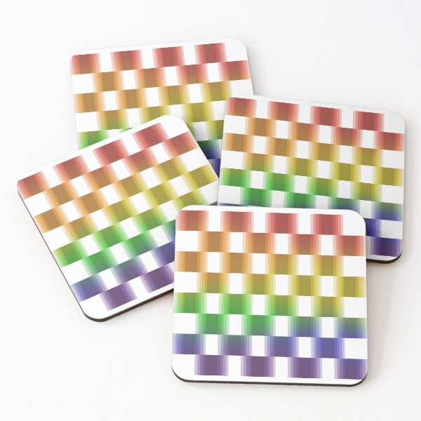 Item preview, Glitchy Rainbow Squares designed and sold by The Frog Pond Arts.
