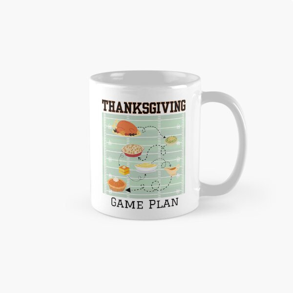 Item preview, Thanksgiving Game Plan Football Dinner — Turkey Day Football Thanksgiving designed and sold by SunandShade.
