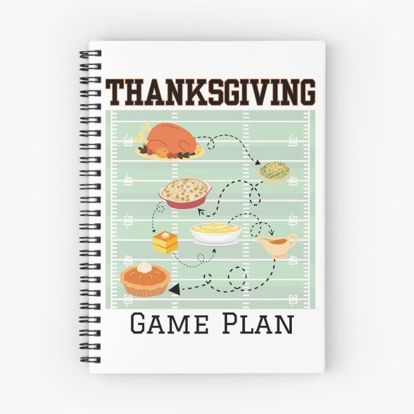 Item preview, Thanksgiving Game Plan Football Dinner — Turkey Day Football Thanksgiving designed and sold by SunandShade.