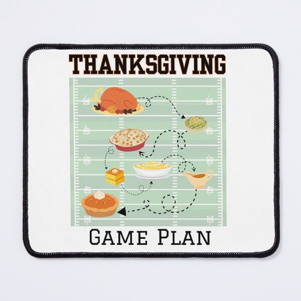 Item preview, Thanksgiving Game Plan Football Dinner — Turkey Day Football Thanksgiving designed and sold by SunandShade.
