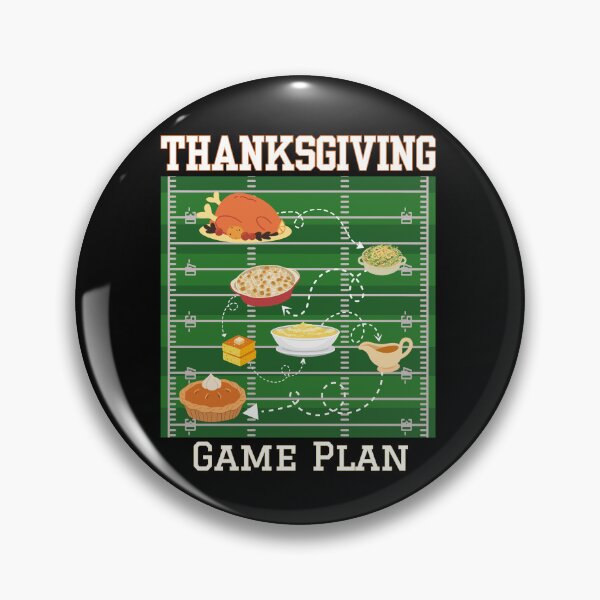 Item preview, Thanksgiving Game Plan Football Dinner — Turkey Day Football Thanksgiving designed and sold by SunandShade.