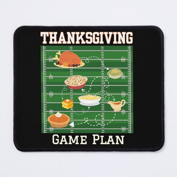 Item preview, Thanksgiving Game Plan Football Dinner — Turkey Day Football Thanksgiving designed and sold by SunandShade.