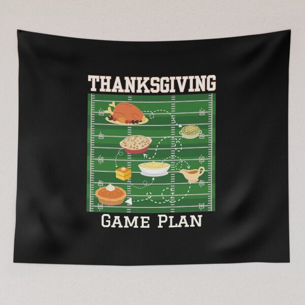 Item preview, Thanksgiving Game Plan Football Dinner — Turkey Day Football Thanksgiving designed and sold by SunandShade.