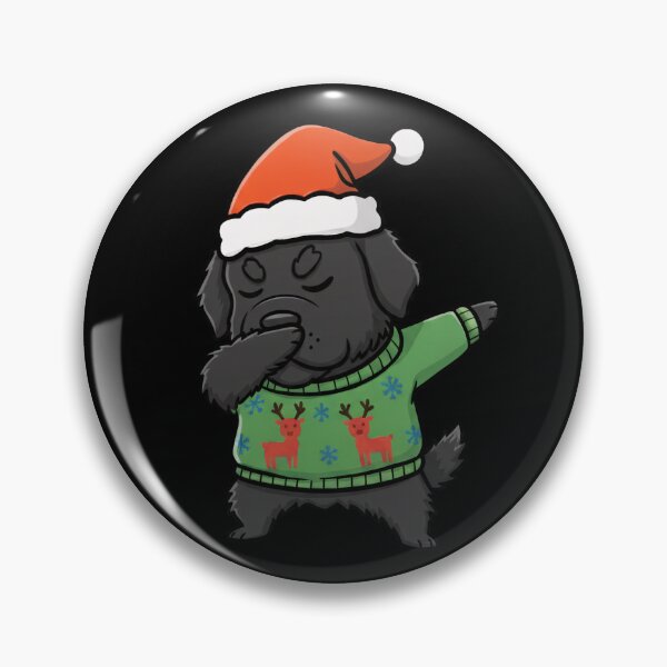 Item preview, Funny Newfoundland Dabbing Merry Christmas Animal Lover Xmas Mom Dad Kids designed and sold by FurryHavenPH.