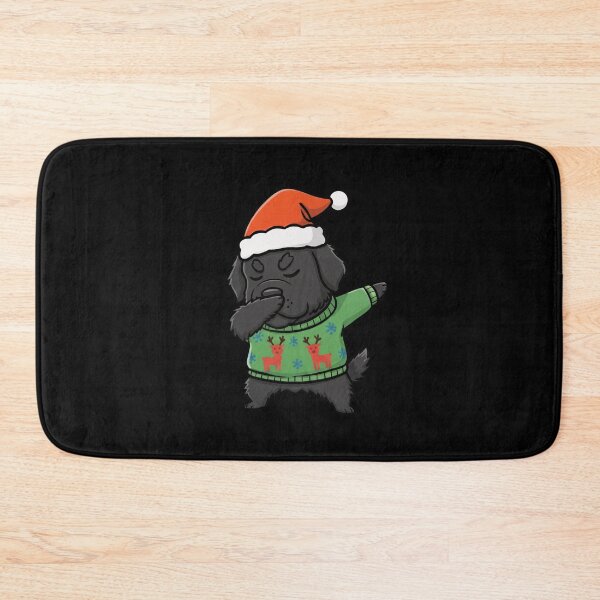 Item preview, Funny Newfoundland Dabbing Merry Christmas Animal Lover Xmas Mom Dad Kids designed and sold by FurryHavenPH.
