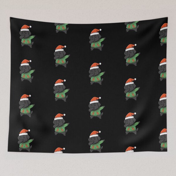 Item preview, Funny Newfoundland Dabbing Merry Christmas Animal Lover Xmas Mom Dad Kids designed and sold by FurryHavenPH.