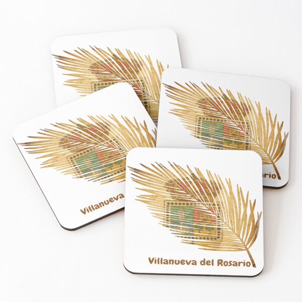 Item preview, Abstract Flag of Villanueva del Rosario – Feather Shape Design designed and sold by ArteJorge48.
