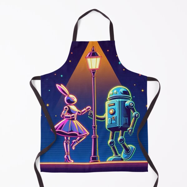 Item preview, Cute bunny and robot designed and sold by Dogandesighn.