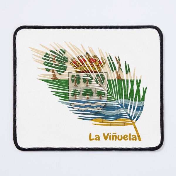 Item preview, Abstract Flag of La Vinuela – Feather Shape Design designed and sold by ArteJorge48.