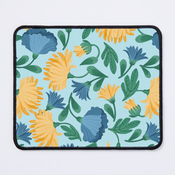 Item preview, Azure Harmony — Multicolor Floral Seamless Pattern on Light Blue designed and sold by NicolaZhukov.