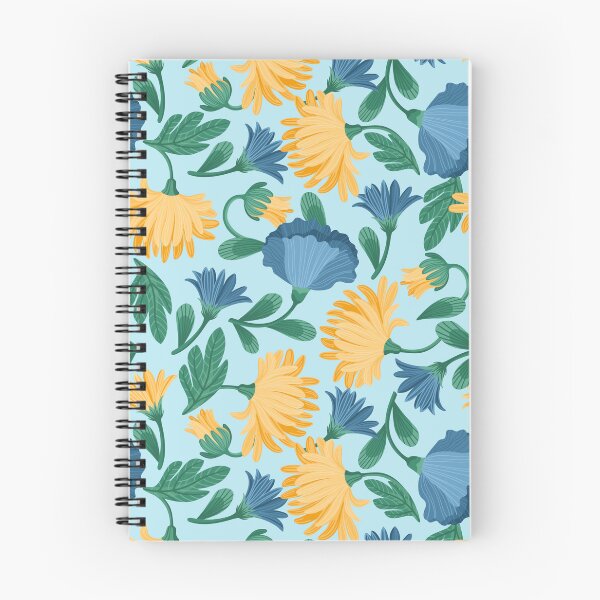 Item preview, Azure Harmony — Multicolor Floral Seamless Pattern on Light Blue designed and sold by NicolaZhukov.