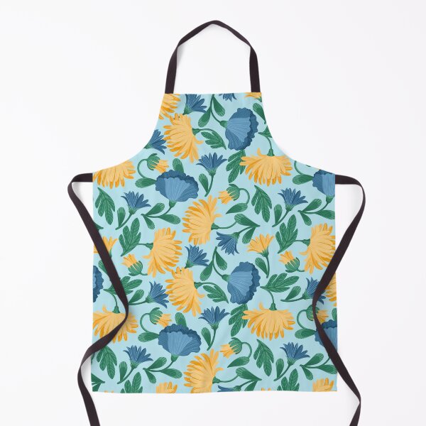Item preview, Azure Harmony — Multicolor Floral Seamless Pattern on Light Blue designed and sold by NicolaZhukov.