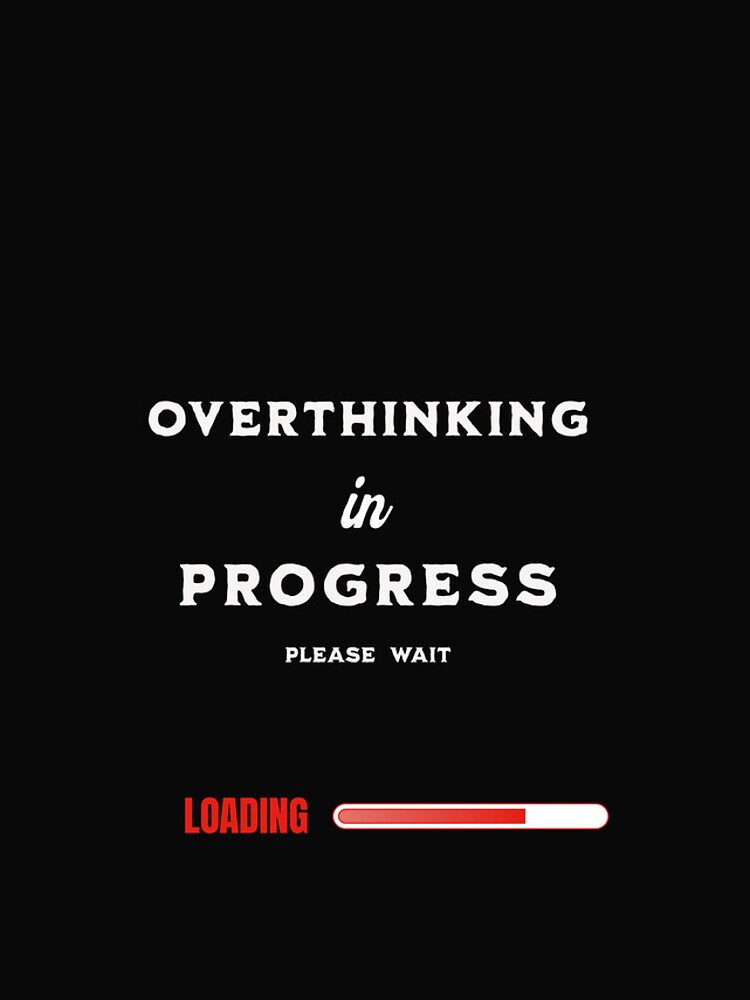 Thumbnail 4 of 4, iPhone Case, Overthinking In Progress - Please Wait designed and sold by cope64.