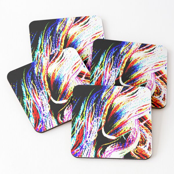 Item preview, Colorful abstract designed and sold by joyloveyarn.