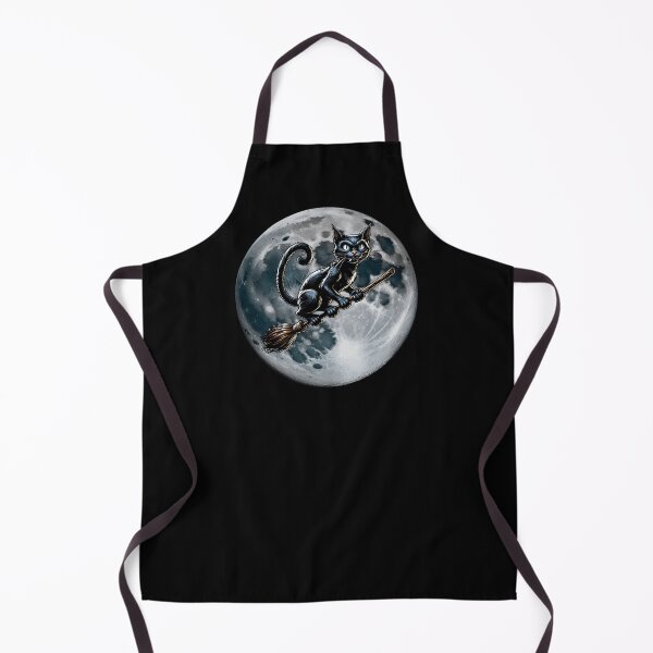 Item preview, Scary witch cat in the full moon. designed and sold by ReneMM.