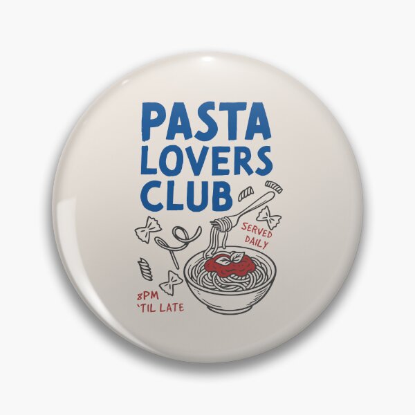 Item preview, Pasta Lovers Club – Hand-Drawn Italian Night Dinner Illustration designed and sold by HotFluff.