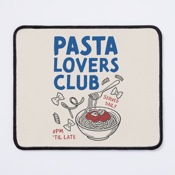 Item preview, Pasta Lovers Club – Hand-Drawn Italian Night Dinner Illustration designed and sold by HotFluff.