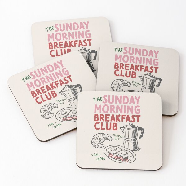 Item preview, Sunday Morning Breakfast Club – Retro Café Brunch Illustration designed and sold by HotFluff.