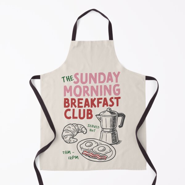 Item preview, Sunday Morning Breakfast Club – Retro Café Brunch Illustration designed and sold by HotFluff.