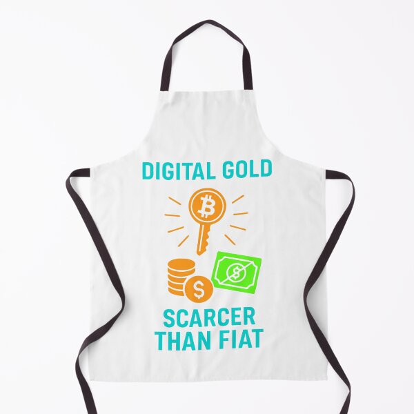 Item preview, "Digital Gold – Scarcer Than Fiat" | Bitcoin Value Design designed and sold by BitCrop.