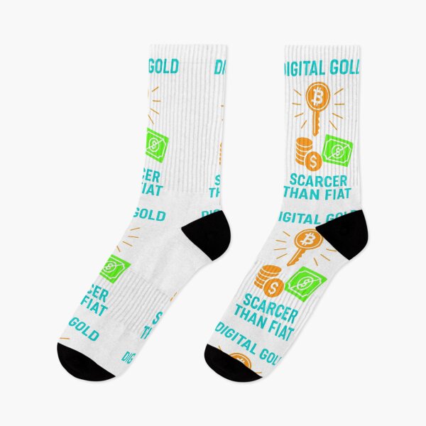Item preview, "Digital Gold – Scarcer Than Fiat" | Bitcoin Value Design designed and sold by BitCrop.