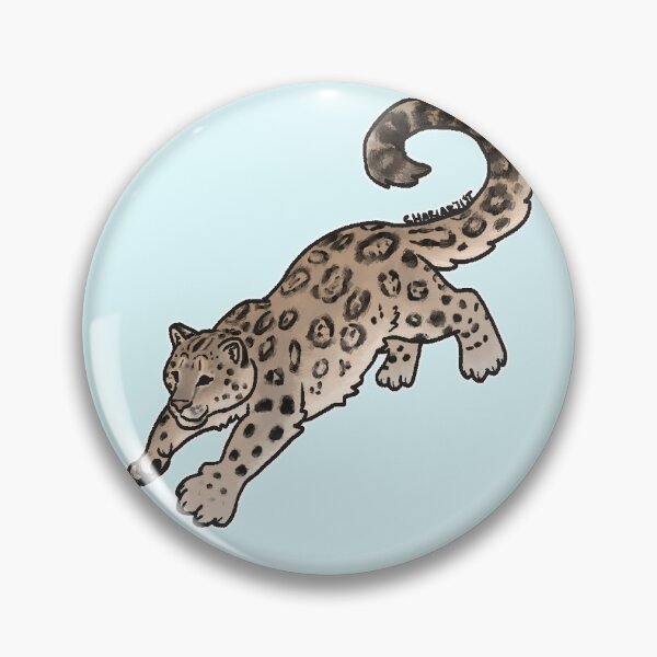 Item preview, Cutie Snow Leopard! designed and sold by ChariArtist.