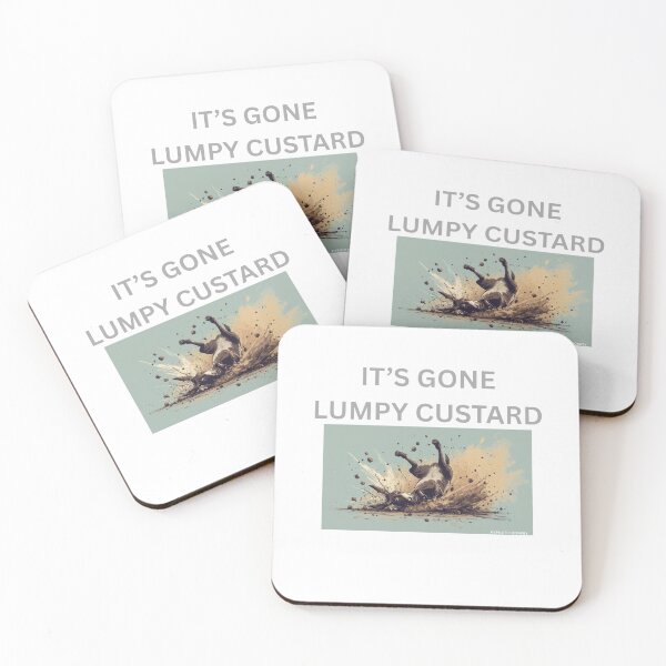 Item preview, The Donkey Goes Lumpy Custard designed and sold by Hypnotic Donkey.