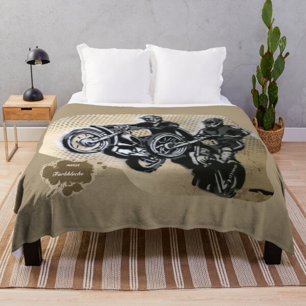 Item preview, Portrait of two motocross riders designed and sold by marysfarbklecks.