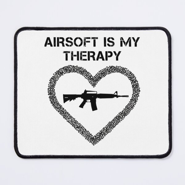 Item preview, Airsoft Is My Therapy - Minimal Art designed and sold by SupraShore.