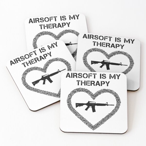 Item preview, Airsoft Is My Therapy - Minimal Art designed and sold by SupraShore.