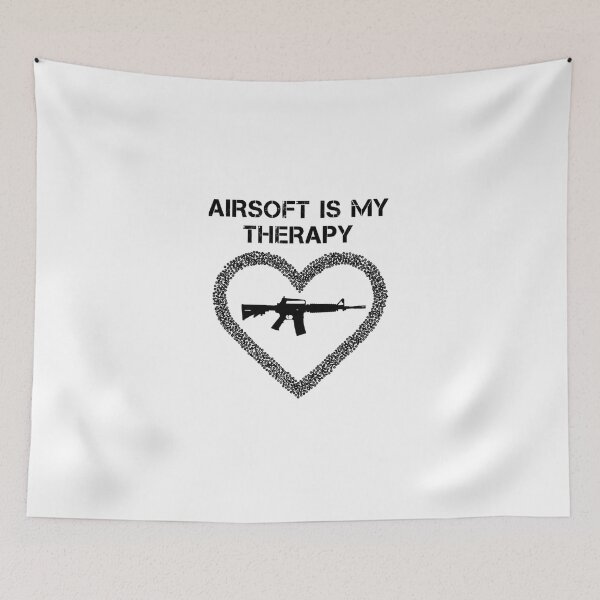 Item preview, Airsoft Is My Therapy - Minimal Art designed and sold by SupraShore.