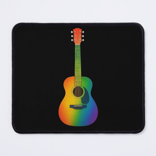 Item preview, Rainbow Guitar – Colorful Music Vibes designed and sold by Sn1ver.