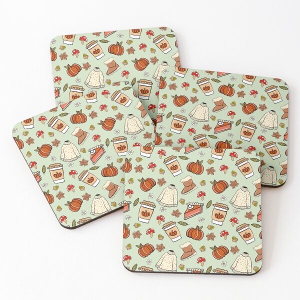 Item preview, Hand Drawn Cosy Fall Autumn Pattern designed and sold by emmacrayon.