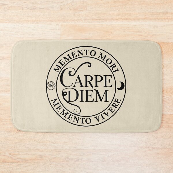 Item preview, Carpe Diem Seize The Day Memento mori famous Latin phrase Memento vivere designed and sold by Alexaltay.