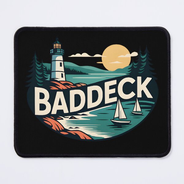 Item preview, Baddeck Scenic Travel Vector Design designed and sold by Privon.