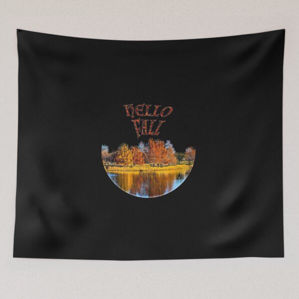 Item preview, Hola Otoño Árboles coloridos reflejados designed and sold by Esoteric Alchemy.