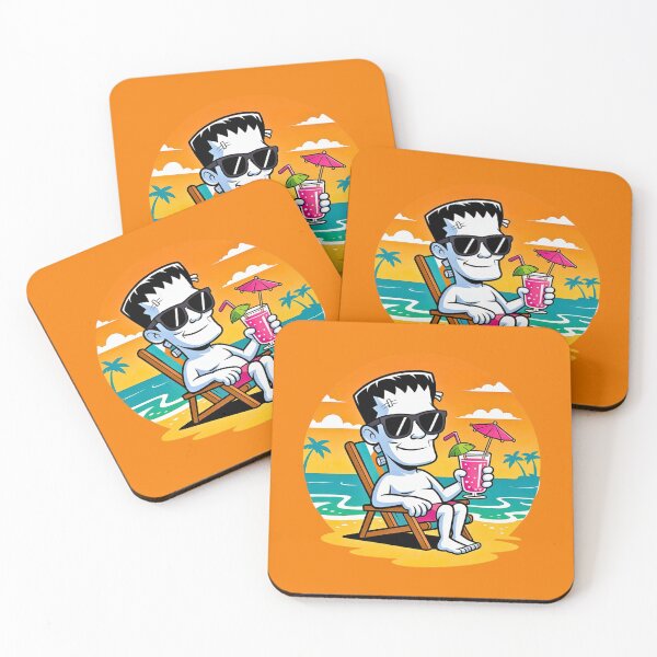 Item preview, Frankenstein on Tropical Beach designed and sold by VibrArtco.