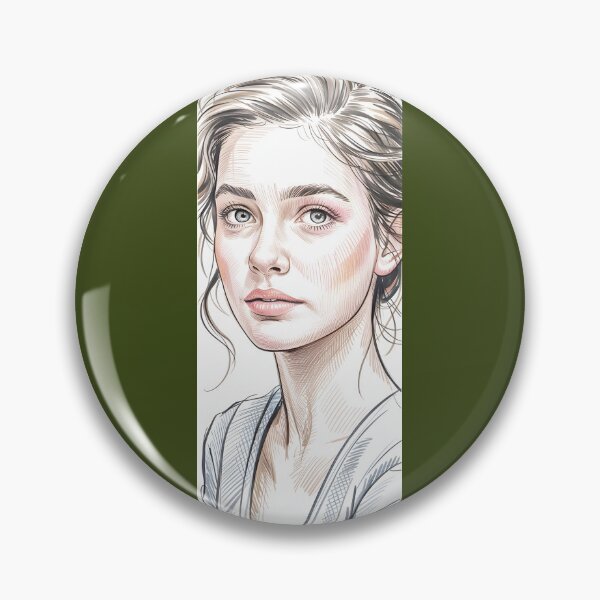 Item preview, Expressive Face Art Sketch Drawing Woman Portrait By Merch, Limited Edition designed and sold by KILEYMARGSHOP.
