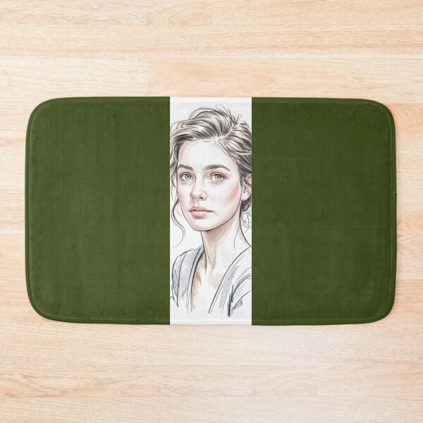 Item preview, Expressive Face Art Sketch Drawing Woman Portrait By Merch, Limited Edition designed and sold by KILEYMARGSHOP.