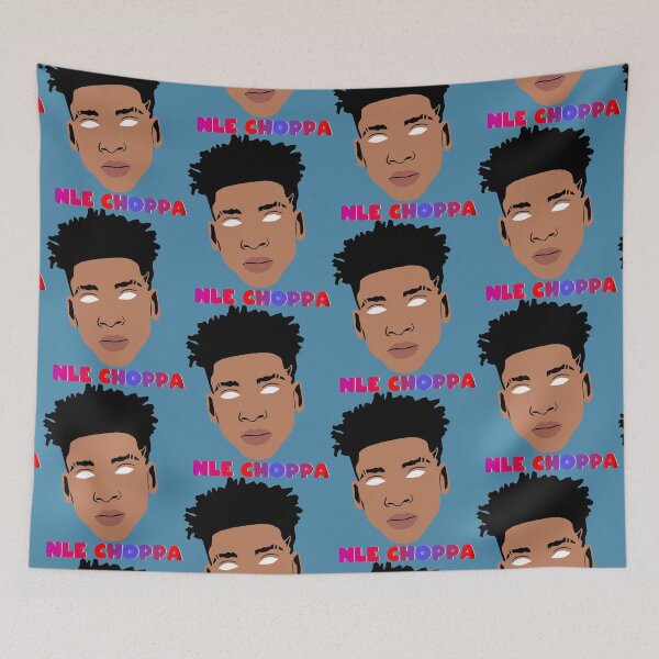 Item preview, NLE Choppa illustration designed and sold by ZooStateofMind.