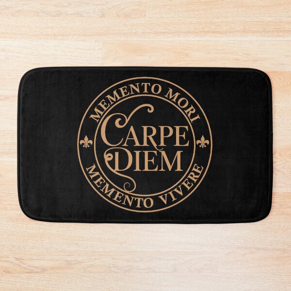 Item preview, Carpe Diem Seize The Day Memento mori famous Latin phrase Memento vivere designed and sold by Alexaltay.