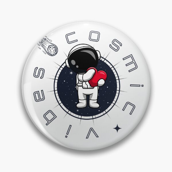 Item preview, Astronaut Love in Space – Cosmic Vibes Art designed and sold by GlauciaSouEu.